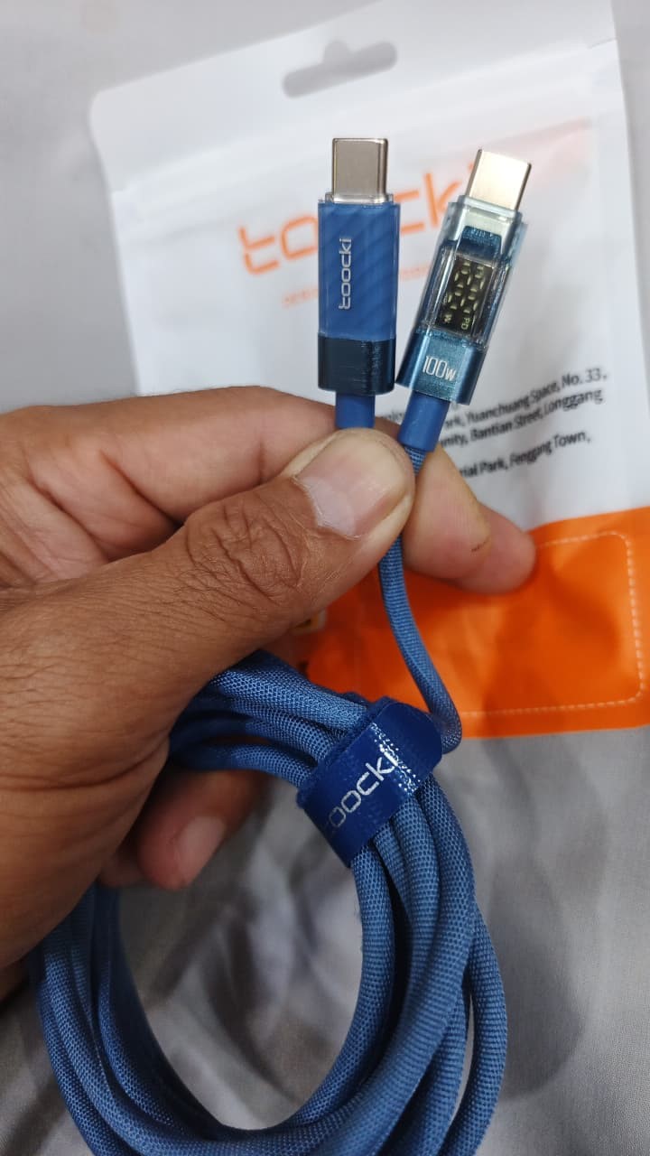 Toocki c to c c cable 100 watt With Display