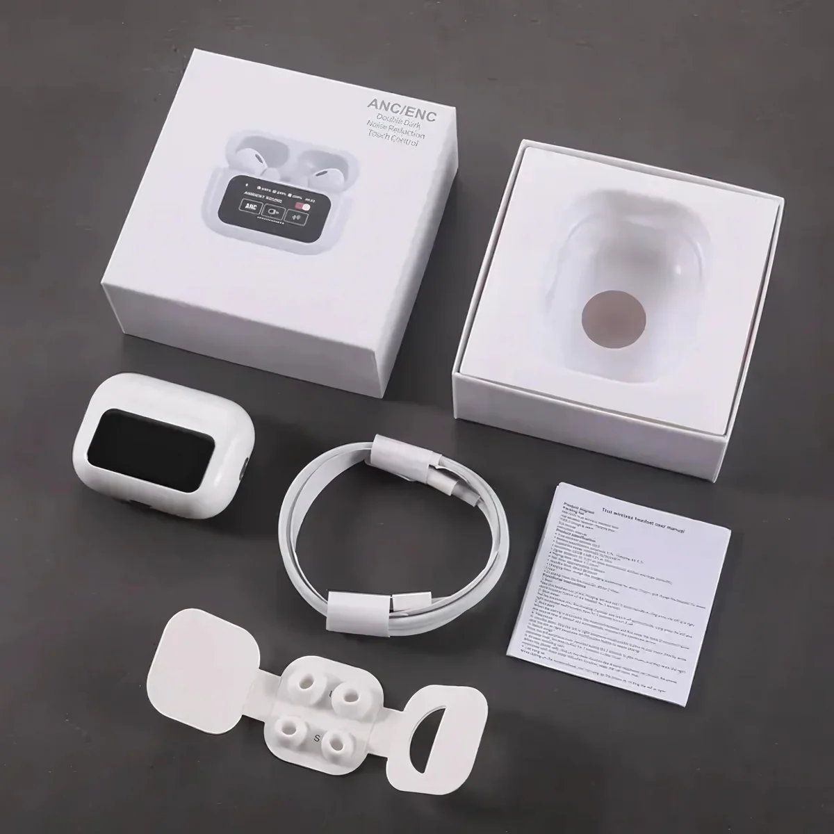 Best A9 pro AirBuds ANC ENC _Shopya.pk