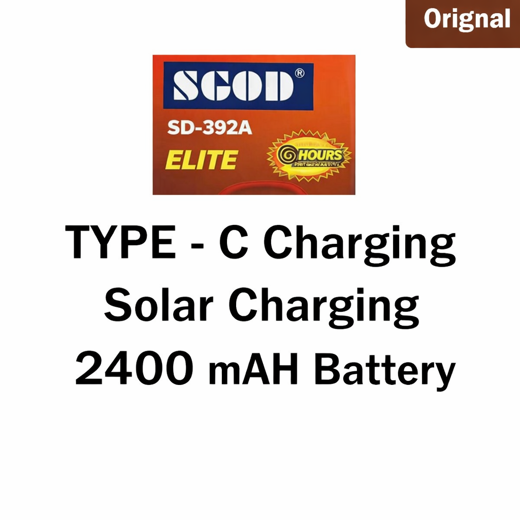 SGOD SD‑392‑A Rechargeable LED Lantern 2400 mah long battery_shopya.pk