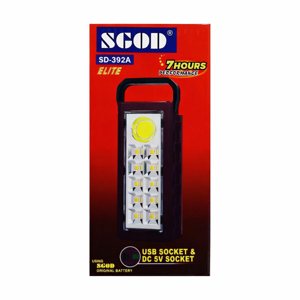 SGOD SD‑392‑A Rechargeable LED Lantern _shopya.pk