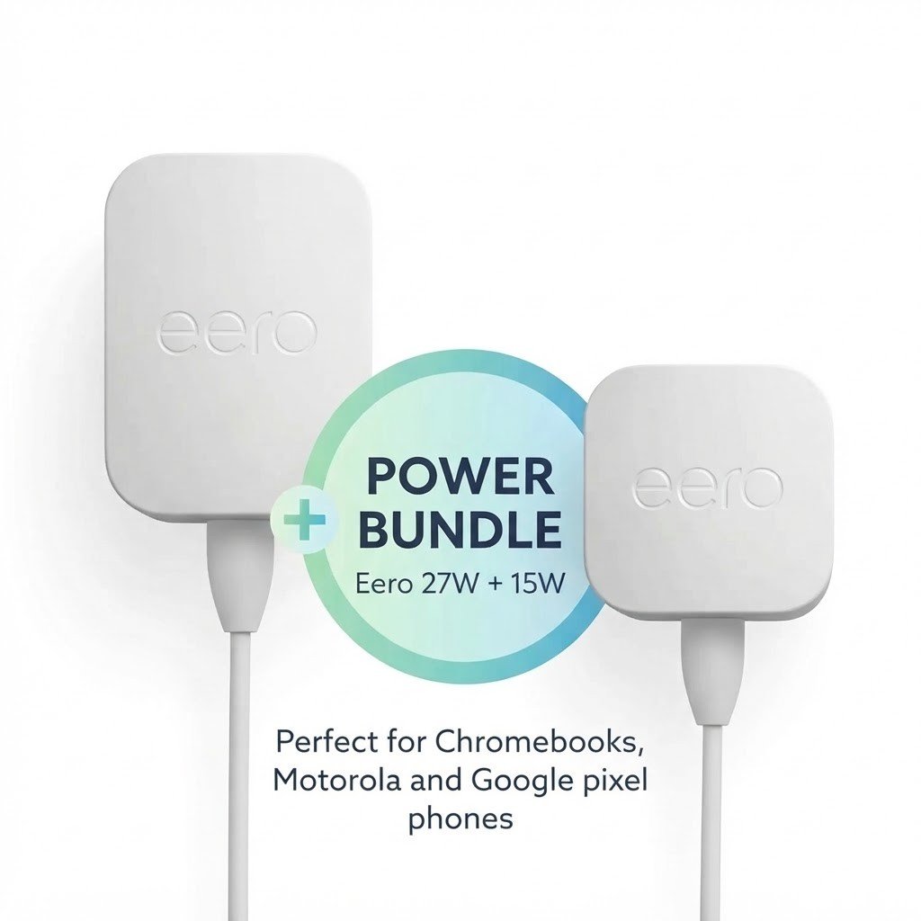 Eero 27 watt and Eero 15 watt bundle Perfect for Chromebooks, Motorola and Google pixel phones